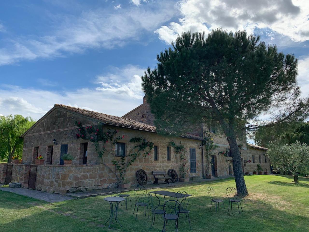 Agriturismo Santa Maria 皮恩扎 外观 照片