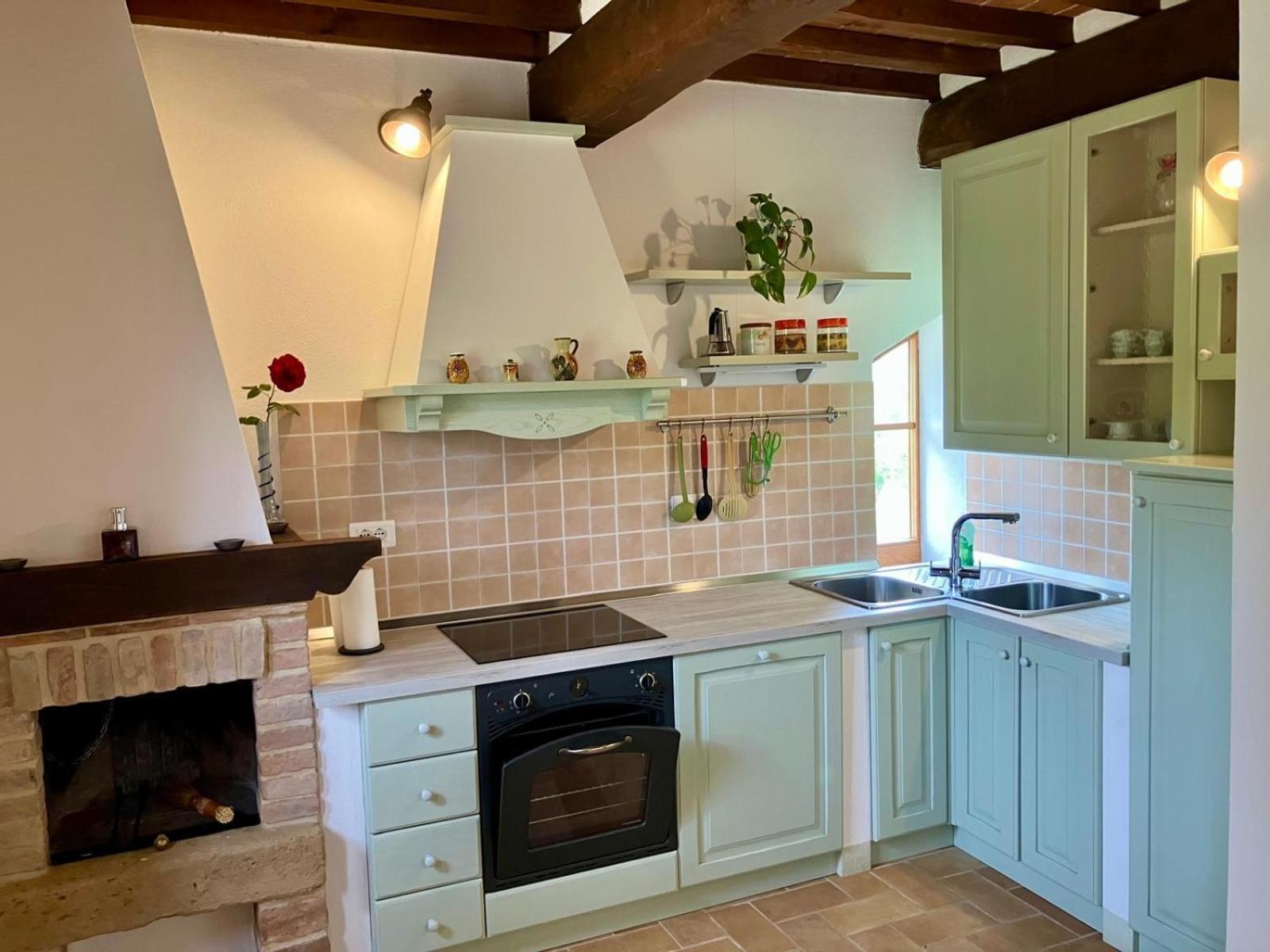 Agriturismo Santa Maria 皮恩扎 外观 照片