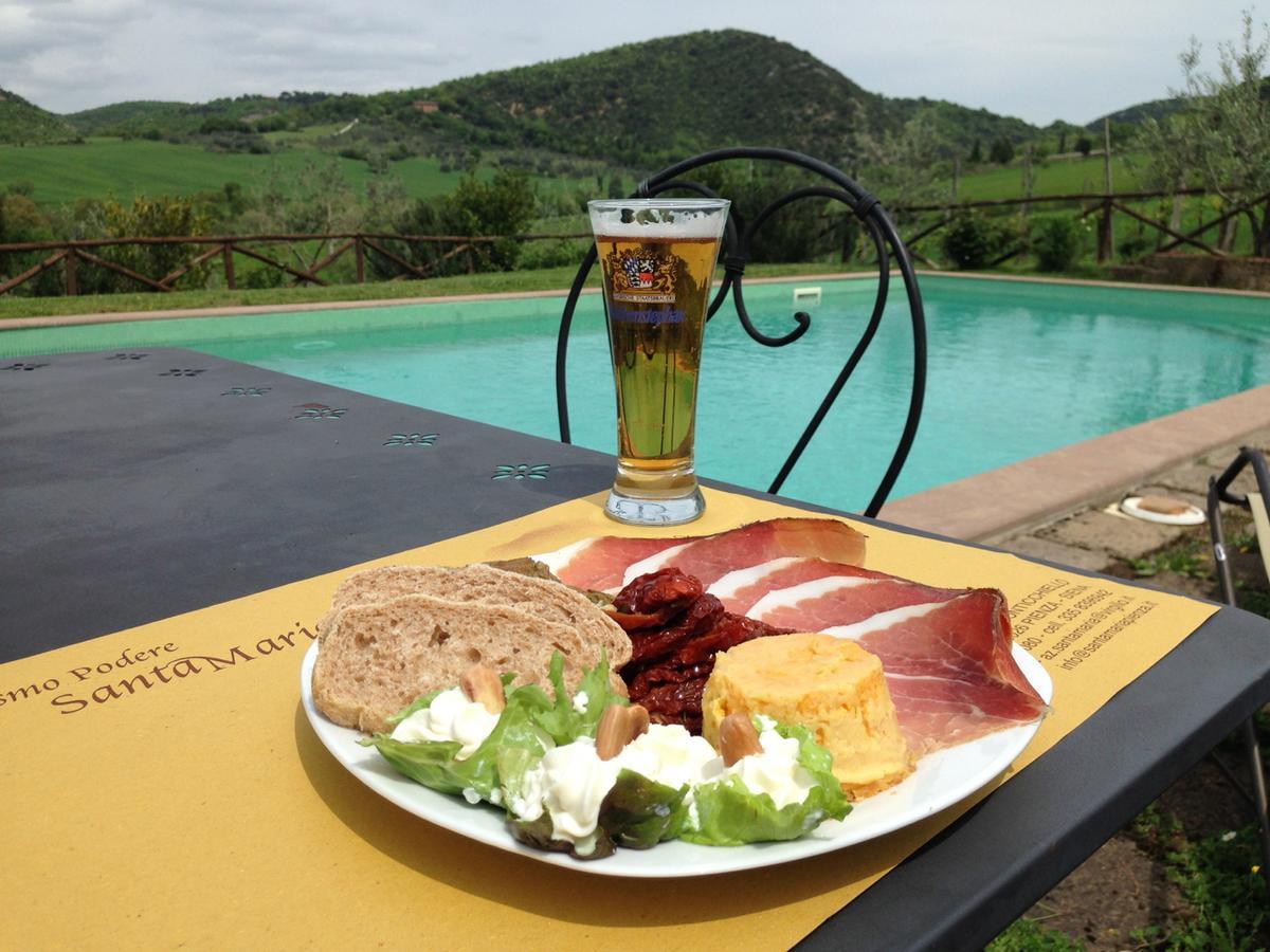 Agriturismo Santa Maria 皮恩扎 外观 照片