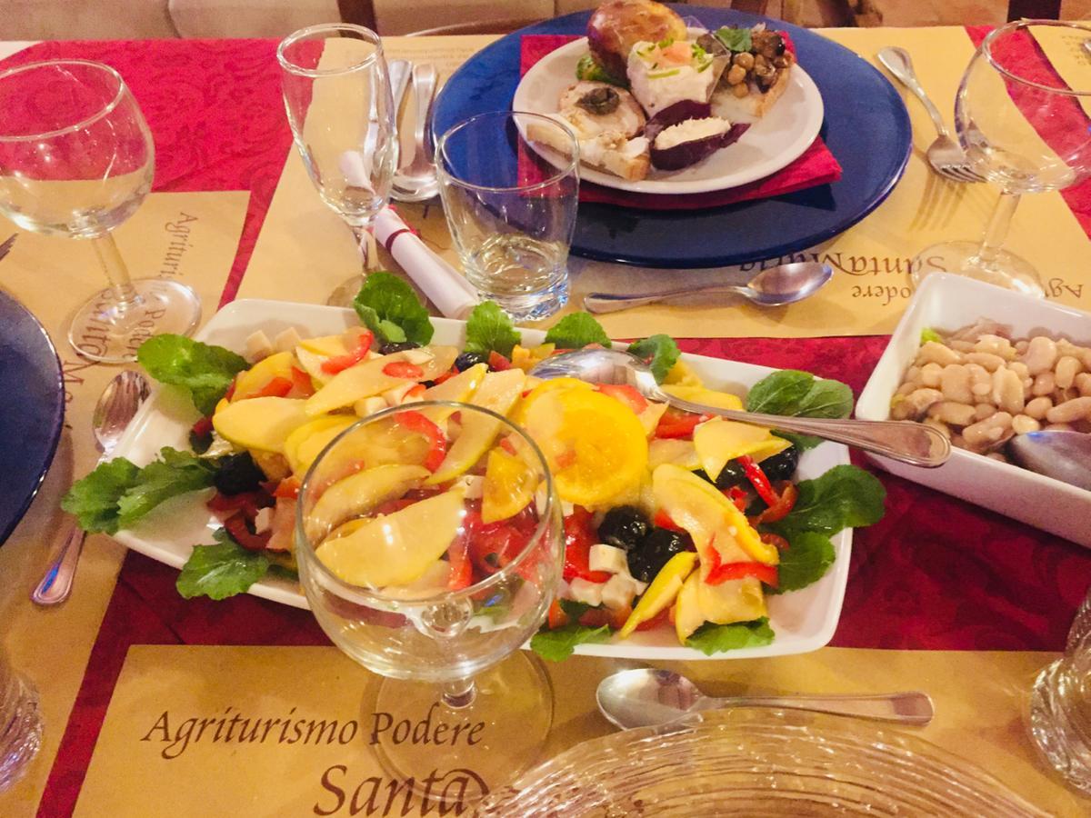 Agriturismo Santa Maria 皮恩扎 外观 照片